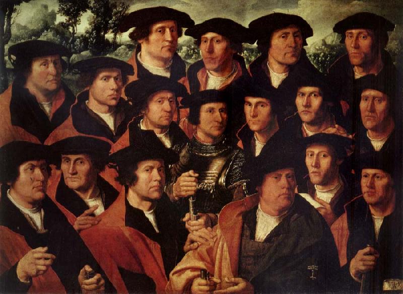 JACOBSZ, Dirck Group portrait of the Shooting Company of Amsterdam